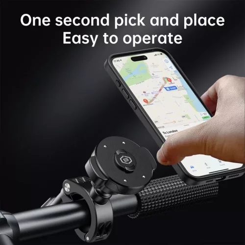 Blavec BV-03 Velo Quick Lock Magsafe telefontartó bicikli/motor korm�-5900217471530 9 kép