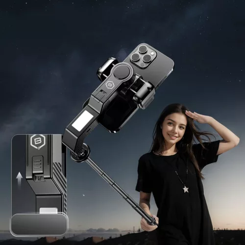 Blavec Selfie Bot Aluminium Fusion P-10 Gimbal állvány + távirány�-5900217473541 7 kép