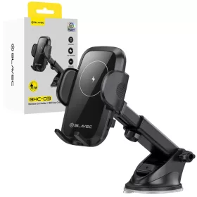   Blavec autós tartó BHC-03 15W-os indukciós töltéssel szélvédőre (BHC03-WIB) fekete