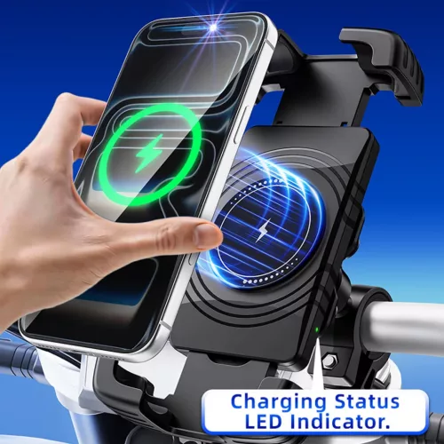 Blavec BVC-01 Velo kerékpáros/motoros mobiltelefon tartó indukciós-5900217502081 10 kép