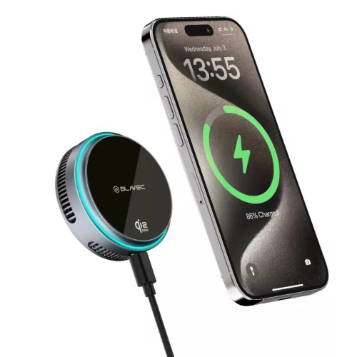 Blavec Car holder BHC-05 Qi2.2 25W mágnesesen levehető indukciós t�-5900217502135 5 kép