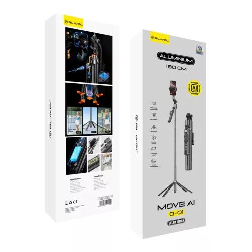 Blavec Selfie Bot Alumínium Move AI Q-01 Auto pop állvány + távir�-5900217502142 7 kép