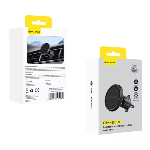 Blavec BH-23A mágneses autós telefontartó szellőzőre (BH23-MAVA) -5900217505280 8 kép