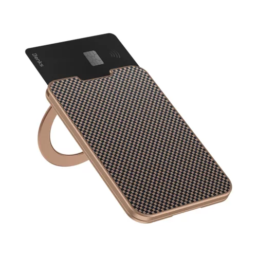 Benks Wallet Magnetic ArmorGo Kevlar Stand Gold tok-6948005964801 2 kép