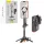 Blavec Selfie Stick Alumínium Coco PRO Mini P-01 Magsafe Auto pop quadripod + távirányító + tartó 0,48 méter (SSCPMP01-MQHB048) fekete