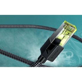 Ugreen NW150 Cat 7 F/FTP Braid Ethernet RJ45 kábel 2m (fekete)-6957303884230 2 kép
