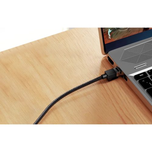 Ugreen NW150 Cat 7 F/FTP Braid Ethernet RJ45 kábel 0.5m (fekete)-6957303884209 3 kép