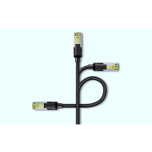 Ugreen NW150 Cat 7 F/FTP Braid Ethernet RJ45 kábel 0.5m (fekete)-6957303884209 6 kép