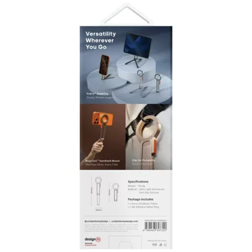 iPhone MagSafe UNIQ Arcus TriPod Állvány pezsgő-8886463697320 7 kép