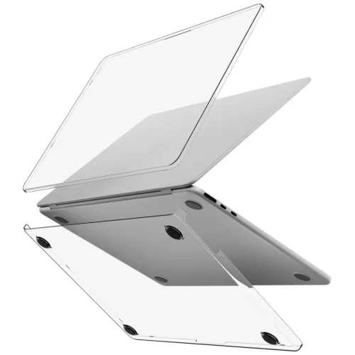 MacBook Air 15" M2/M3/M4/M5 (2023-2026) UNIQ Vero átlátszó tok-8886463693124 2 kép