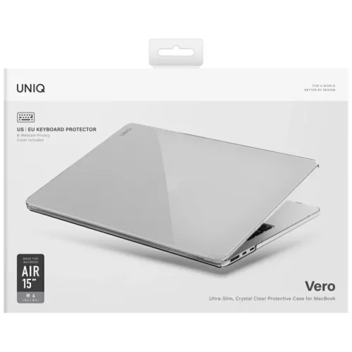 MacBook Air 15" M2/M3/M4/M5 (2023-2026) UNIQ Vero átlátszó tok-8886463693124 7 kép