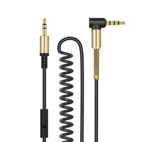 HOCO UPA02 3.5 mm Jack Audio kábel mikrofonnal 200 Cm fekete-6957531025689 2 kép
