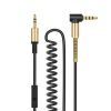 HOCO UPA02 3.5 mm Jack Audio kábel mikrofonnal 200 Cm fekete-6957531025689 1 kép
