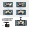 Car Dash Cam DVR-03 4,0 inches + hátsó kamera-5900217976738 8 kép