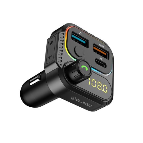 Blavec FM Transmitter Flash TR-01 MP3, Bluetooth - 2xUSB + Type C - PD-5900217445241 6 kép