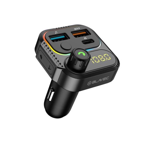 Blavec FM Transmitter Flash TR-01 MP3, Bluetooth - 2xUSB + Type C - PD-5900217445241 4 kép