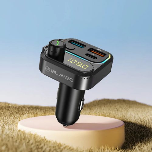 Blavec FM Transmitter Flash TR-01 MP3, Bluetooth - 2xUSB + Type C - PD-5900217445241 6 kép