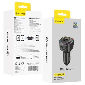 Blavec FM Transmitter Flash TR-02 MP3, Bluetooth - USB + Type C - PD 3-5900217445258 2 kép