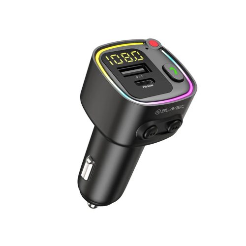 Blavec FM Transmitter Flash TR-02 MP3, Bluetooth - USB + Type C - PD 3-5900217445258 4 kép