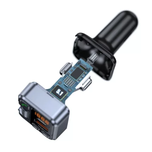 Blavec FM Transmitter Flash TR-05 MP3, Bluetooth - USB + Type C - PD 3-5900217445289 3 kép