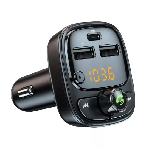 Blavec FM Transmitter Flash TR-06 MP3, Bluetooth - 2xUSB + Type C - PD-5900217495222 4 kép