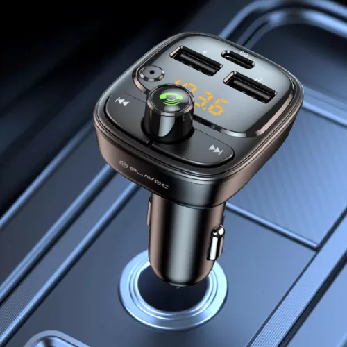 Blavec FM Transmitter Flash TR-06 MP3, Bluetooth - 2xUSB + Type C - PD-5900217495222 5 kép