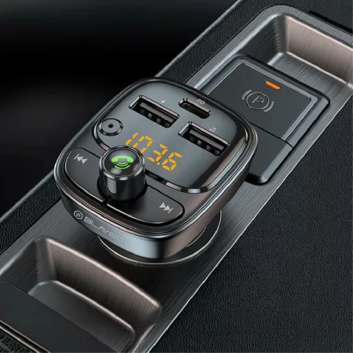 Blavec FM Transmitter Flash TR-06 MP3, Bluetooth - 2xUSB + Type C - PD-5900217495222 6 kép