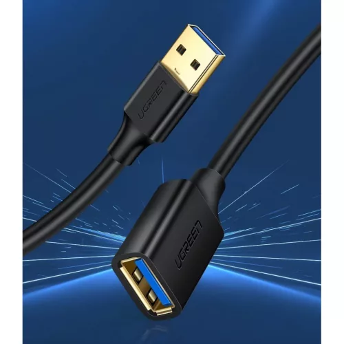 Ugreen USB 3.0 - USB 3.0 toldó kábel 1.5m fekete (US129 30126)-6957303831265 3 kép