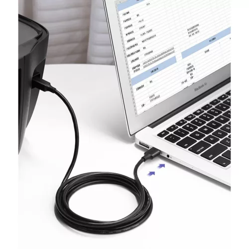 Ugreen US135 USB-A - USB-B nyomtató kábel 1.5m fekete (US135 10350)-6957303813506 3 kép