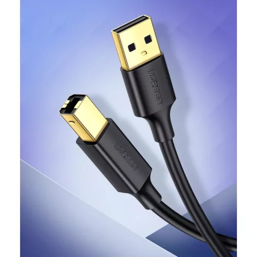 Ugreen US135 USB-A - USB-B nyomtató kábel 1.5m fekete (US135 10350)-6957303813506 7 kép
