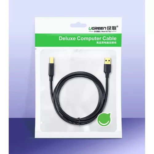 Ugreen US135 USB-A - USB-B nyomtató kábel 1.5m fekete (US135 10350)-6957303813506 8 kép