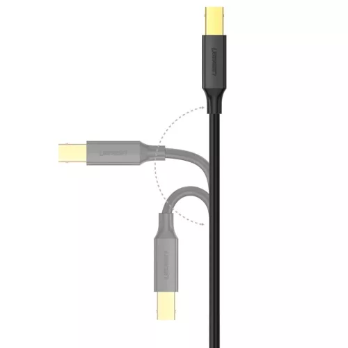 Ugreen US135 USB-A - USB-B nyomtató kábel 1.5m fekete (US135 10350)-6957303813506 9 kép