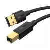 Ugreen USB-A - USB-B nyomtató kábel 1m fekete US135-6957303828463 2 kép