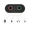 Ugreen USB 2.0 - 3.5mm mini jack külső hangkártya, adapter fehér (-6957303831432 6 kép