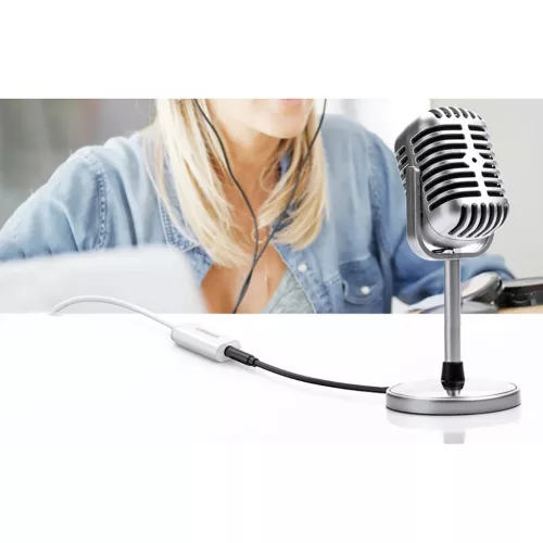 UGREEN US206 Audio átalakító, adapter USB - Mini audio Jack 3.5mm A-6957303837120 5 kép