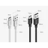 Ugreen USB - USB Type-C kábel 480Mbps 3A kábel 1m fehér (US287 6012-6957303861217 9 kép
