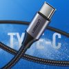 Ugreen USB-USB-C QC3.0 kábel 0.25 m (fekete)-6957303861248 2 kép