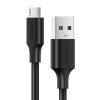 Ugreen USB - micro USB adat és töltő kábel 2.4A 480Mbps 1.5m feket-6957303861378 1 kép
