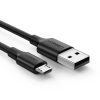 Ugreen USB - micro USB adat és töltő kábel 2.4A 480Mbps 1.5m feket-6957303861378 2 kép