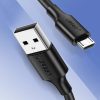 Ugreen USB - micro USB adat és töltő kábel 2.4A 480Mbps 1.5m feket-6957303861378 3 kép