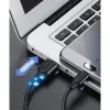Ugreen USB - micro USB adat és töltő kábel 2.4A 480Mbps 1.5m feket-6957303861378 4 kép