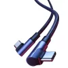 Ugreen Elbow Nylon harisnyázott USB Type C - USB Type C kábel dönt�-6957303876969 2 kép
