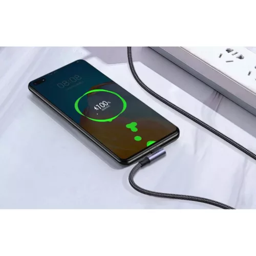 Ugreen Elbow Nylon harisnyázott USB Type C - USB Type C kábel dönt�-6957303876969 4 kép