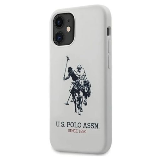iPhone 12 mini U.S. POLO ASSN. Silicone Collection USHCP12SSLHRWH tok -3700740491294 1 kép