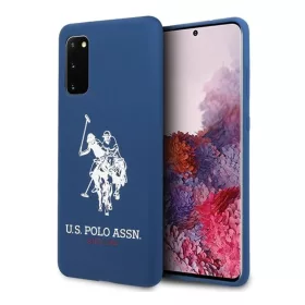   U.S. POLO ASSN. Silicone Collection USHCS62SLHRNV tok Samsung S20 sötétkék