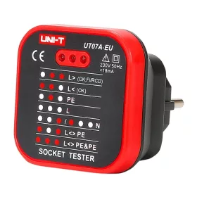 UNI-T UT07A-EU konnektor tesztelő készülék-6935750507261 1 kép