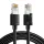 Ugreen Cat6A UTP 3m Ethernet kábel - Fekete