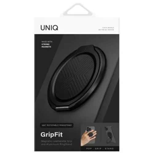Uniq Gripfit 360 Mágneses Tartó&Állvány Mágneses Tartó feket-8886463691441 2 kép