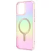 Uniq Iridescia Magclick Töltőtok iPhone 16 Pro Max-hoz - Rózsaszín-8886463691762 2 kép