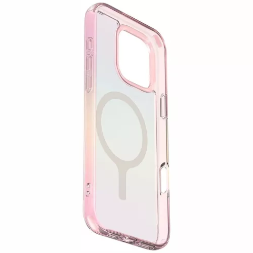 Uniq Iridescia Magclick Töltőtok iPhone 16 Pro Max-hoz - Rózsaszín-8886463691762 3 kép